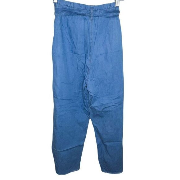 Express Extreme High Rise Stretch Crop with Frayed Hem sz S - Picture 3 of 6